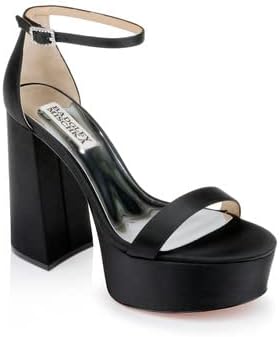 Badgley Mischka Women's Party Heeled Sandal, Silver, 6 | Image 1