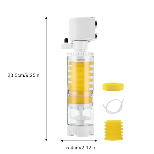 Filtre pour petit aquarium eau propre oxygénation sans bruit 10W - 6
