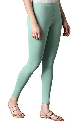 Image of W for Woman W Cotton Lycra Strechable Ankle Length For Women Tights For Women | Ankle Length For Women | Cotton Tights For Women | Lycra Tights For Women | Leggings For Women