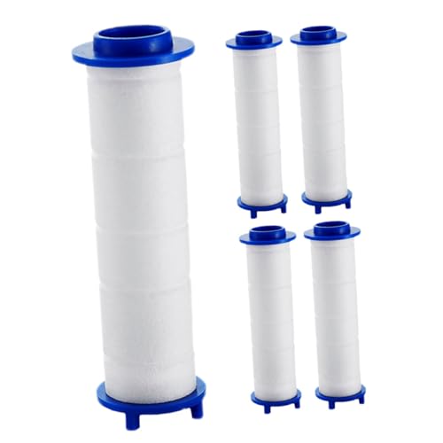 Gadpiparty 5 Piezas Filtro de Ducha Profesional Cartuchos Reemplazables de Alta Eficiencia para Filtro de Agua Doméstico Purificador de Agua para Cabezal de Ducha Mejora la Claridad y Reduce