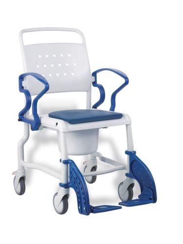 Rebotec Toilettenstuhl Bonn 4 Festestellbremsen/höhenverstell. Beinstützen