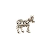 Pewter ~ Democrat Donkey ~ Mini-Pin ~ A1032MP