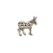Pewter ~ Democrat Donkey ~ Mini-Pin ~ A1032MP