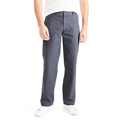 Dockers Pantalon chino coupe classique bleu maritime, 38Lx32L