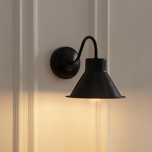 Image of Divine Trends Vintage Industrial Wall Lamp Black Polished for Bedside, Living Room, Restaurants, Cafes & Hotel - Wall Light Pack of 1