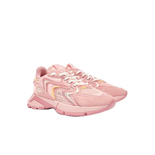 Image of Lacoste Womens L003 Neo Sneaker, PNK/PNK, 6.5 Pink/Pink