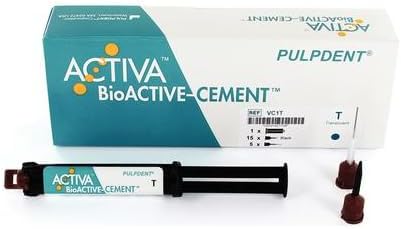 Pulpdent VC1T Activa BioActive Dental Cement Single Pack Translucent 7 Gm