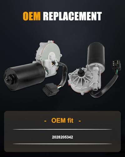 Image of ROADFAR Front Windshield Wiper Motor for Mercedes-Benz for C280 1994-1997 | Fit For Mercedes-Benz For C220 1994-1996|For C230 1997|For C280 1994-1997|For C36 AMG 1995-1997|Replace 2028205342|5 Pins