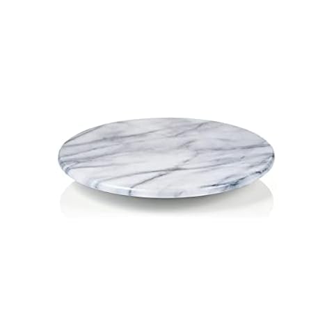JEmarble Lazy Susan Trivet, 10-inch Tall, White Cover