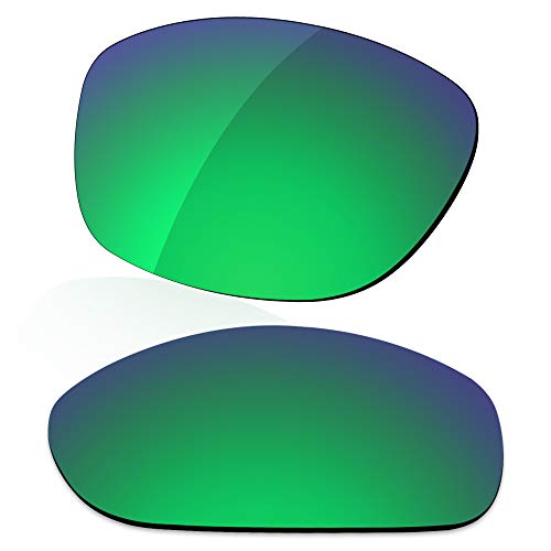 LenzReborn Polarized Lens Replacement for Arnette Hot Shot AN4182 Sunglass - Lawn Green - Polarized Mirrored