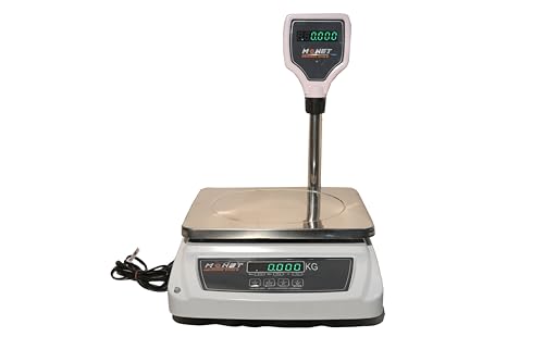 Image of MONET Weighing Scale | Green Display Light | For Industrial And Commercial Use | Weight Limit 30kg