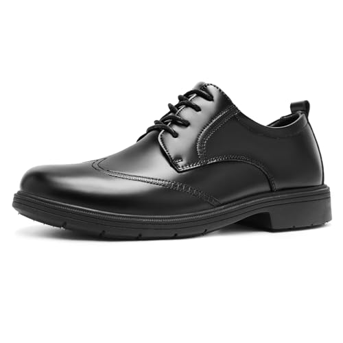 Men's Genuine Leather Wingtip Oxfords