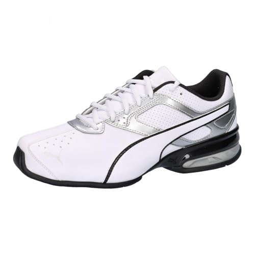 Puma Tazon 6 FM, Herren Cross-Trainer, Weiß (PUMA WHITE-PUMA SILVER-PUMA BLACK), 44 EU (9.5 UK)
