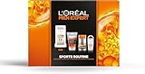 L'Oréal Men Expert Sports Routine Gift Set for Him, Energising Face & Body Skincare Routine, Gift Set for Men