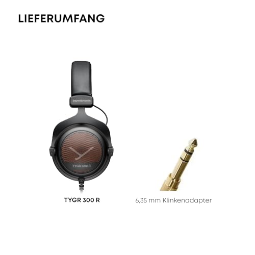 beyerdynamic TYGR 300 R Kopfhörer, offener Gaming-Kopfhörer, kabelgebunden, schwarz, geeignet für PS4 Konsole, PC, Xbox, Nintendo – Bild 6