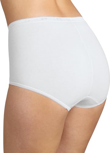 Sloggi Basic+ Maxi 4P Slip, Bianco (White), 6 (Pacco Da 4) Donna