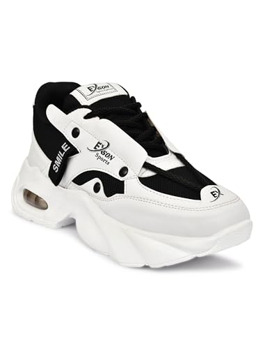 Image of EXSON Comfort Shoes|Running|Walking|Training|Gym|Jogging|Sneaker|Athletic|Laceup|Flexible|Lightweight|Dailyuse|Sports|Casual|ExtraSoft|Fitness