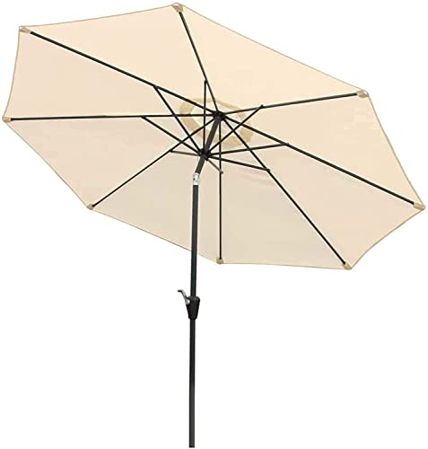 Parasol de 9,8 pieds imperméable grand parapluie extérieur pour piscine et plage CLSDRZC