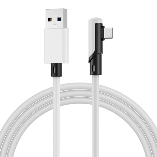 Mmobiel Cavo Vr Link Da Usb A Usb-C Per Meta Quest 3S / 3/2 / Pro, Pico 4 Ultra / 4 E Pc/Steam Vr Type-C A 90 Gradi Per Cuffie Vr Da Gioco – Cavo Di R