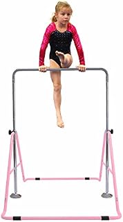 GT Sports Gymnastics Bar Expandable Junior Training Bar Folding Horizontal Bars for Kids