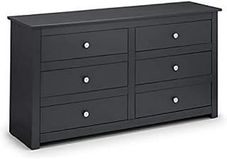 Julian Bowen Radley 6 Drawer Chest, Anthracite