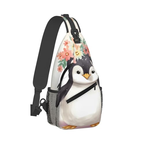 Mochila cruzada para hombre estilo sling negra miniatura 2