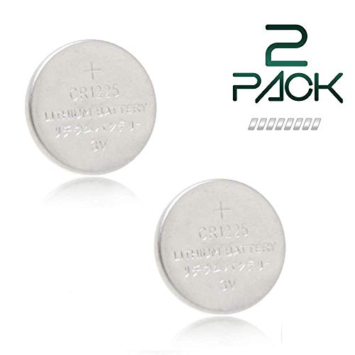 Thermometer Battery CR1225 - 2 Pack - Long Life 3V Coin Button Cell