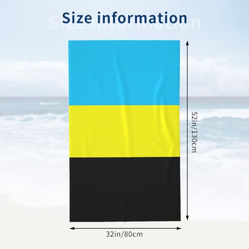 Toalla de playa de secado rápido con diseño de Buronga para vacaciones sin humedad 5