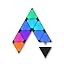 Set of 10 Black Mini Triangles