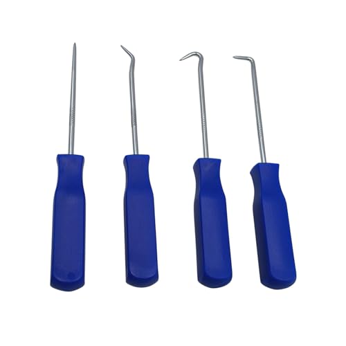 4Pcs Hook and Pick Tool Set - Stainless Steel & PVC Ergonomic Non-Slip Handle, Coffee Machine Repair, Exact Oil gasketant O- Disassembly Hand Tools for Espresso Machine Maintenance