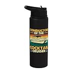 Director de la coctelería crucero pontón Capitán Pontooning Stainless Steel Insulated Water Bottle