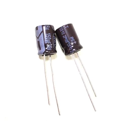 Condensateur 150uF 35V en aluminium radial stabilisateur de tension haute performance 8x12mm