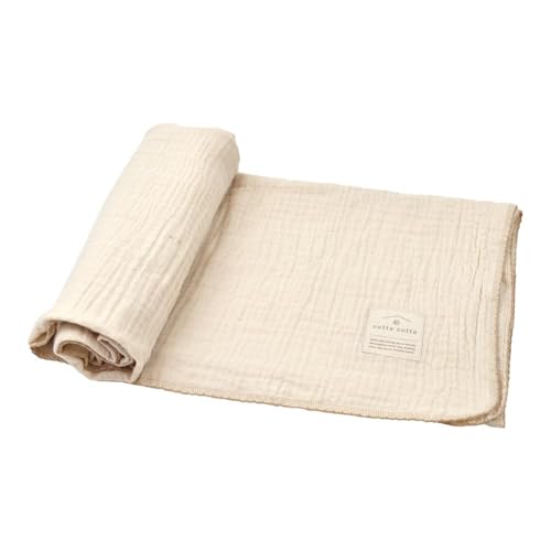 [cotta cotta]  _uK[[ 100% 2dK[[ 炩  Ԃ Ђ|  xr[ Rbg ` 105×105 LbY j̎q ̎q cottacotta BEIGE