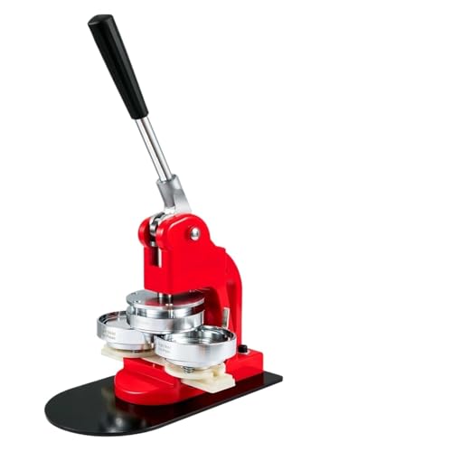 SucceBuy 25/32/58/75MM �o�b�W���[�J�[�}�V�� DIY �{�^���s�� 500�����p�[�c�t�� �v���X�L�b�g �~�`�����{�^���쐬�c�[��(75mm-400Pcs)