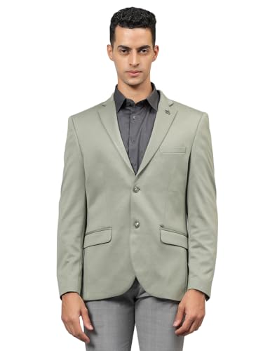 Image of Cantabil Solid Full Sleeves Notch Lapel Casual Blazer for Men | Casual Blazer for Men | Men Blazer for Casual | Blazer for Men Casual (P MBZC00061)