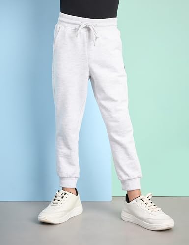 Image of Amazon Brand - Symbol Boys Cotton Rich Stretchable Knit Terry Track Pants Joggers | Age 2-14 Years