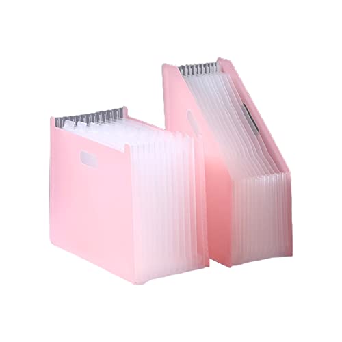 Chemise accordéon extensible lot de 2 trieurs avec poignée pour bureau