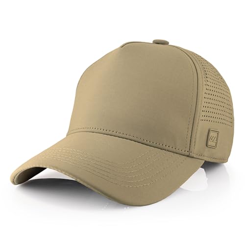 Image of CHOK.LIDS Cooling Trucker Hat Performance Cooling Mesh Back Flat Bill Hat Waterproof Dry Baseball Cap Fitted Hats for Men