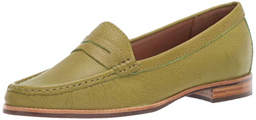 Image of Womens Casual Genuine Leather Comfortable Lightweight Driving Moaccasins Classic Fashion Penny Slip On Ladies Driving Loafer Flat Shoes