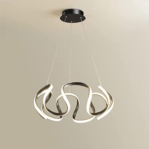 Lámpara colgante LED de diseño floral para comedor 2