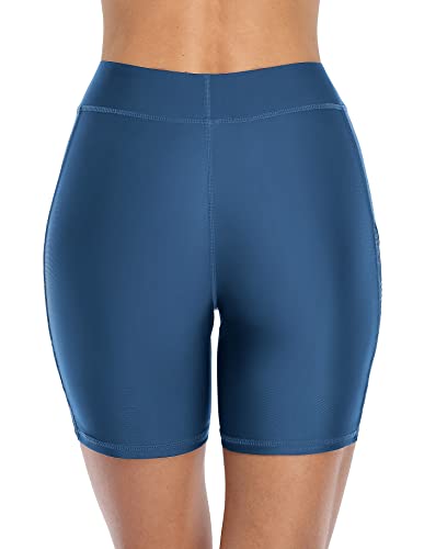 beautyin Women's Boardshort Swim Bottom High Waisted Tankini Swimwear Shorts2