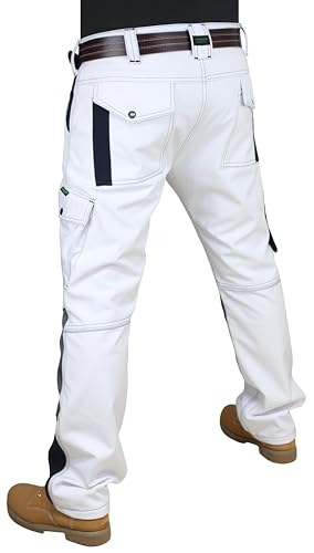 Pantalon de travail imperméable coupe-vent et blanc