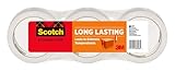 Scotch Long Lasting Storage Packaging Tape, 1.88 Inches x 54.6 Yards, 3 Rolls (3650-3)