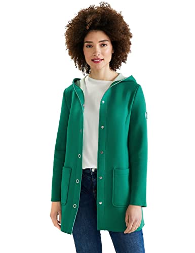 STREET ONE Damen A211806 Doubleface Übergangsmantel, Garden Green, 44
