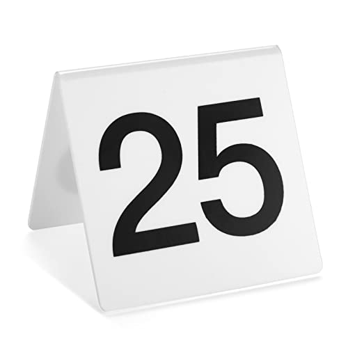 Numéros de table en acrylique rigide pour éviter les erreurs de placement des invités
