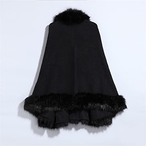 Kelaixiang Faux Fox Fur Shawls Jackets Bridal Cape Coats Wraps Winter Scarves2