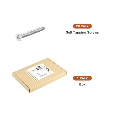 Tornillos para madera acero inoxidable M6x60mm 20 piezas miniatura 7