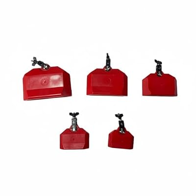 Wmqbjta Percussion Block Striking Accessory Percussion Instrument Drum Block Professional Grade Secure Mounting Suitable for Live Production Marching Bands Practice, Red