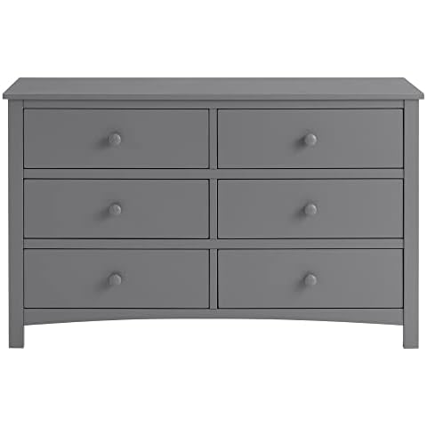 Oxford Baby Universal 6-Drawer Dresser, Dove Gray Cover