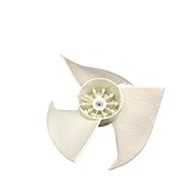 SONHWNGE Aplicable for Aire Acondicionado Escolar pequeño 1P1.5 HP Ventilador Externo Aspa de Aire Ф320x142xФ8